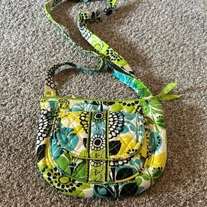 Vera Bradley fabric shoulder bag, green